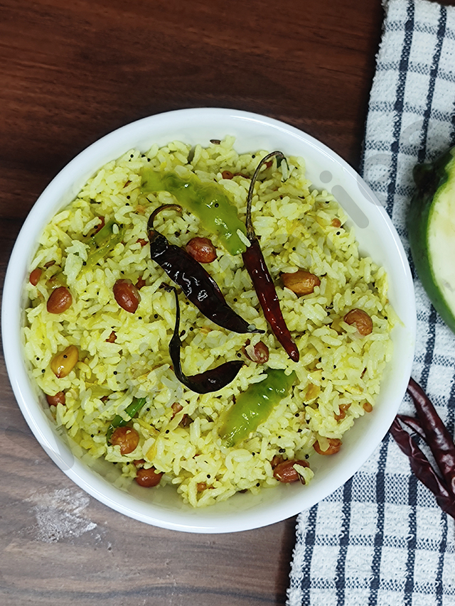 Mamidikaya Pulihora | Mango Rice
