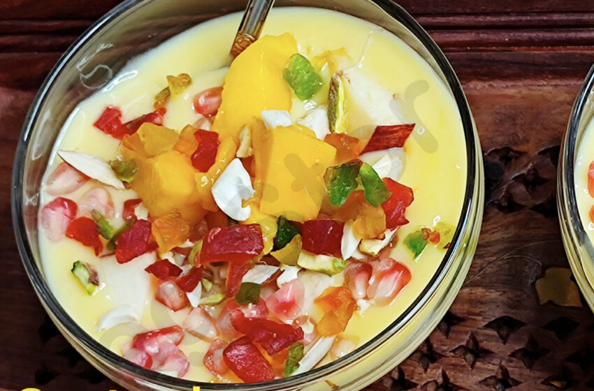 fruit custard