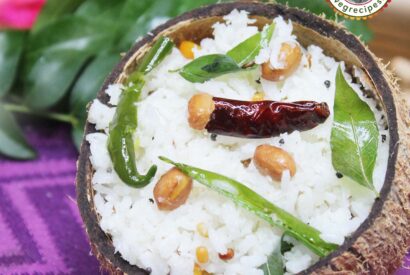 Thumbnail for Coconut Rice | Festival Special Recipe | No onion no Garlic