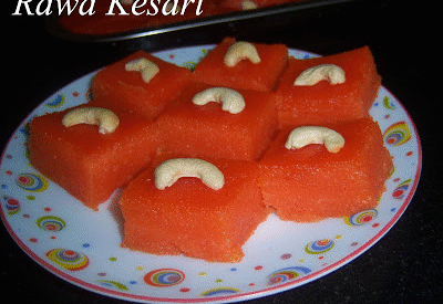 Thumbnail for Rava Kesari Recipe (Kesari Bath) | Suji Sweet