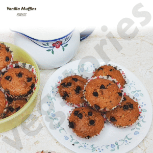 eggless vanilla muffins