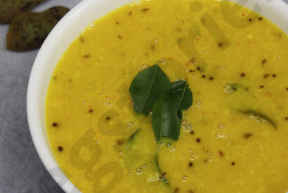 Thumbnail for Chintakaya Pesara Pappu Pulusu Recipe | No onion garlic recipes