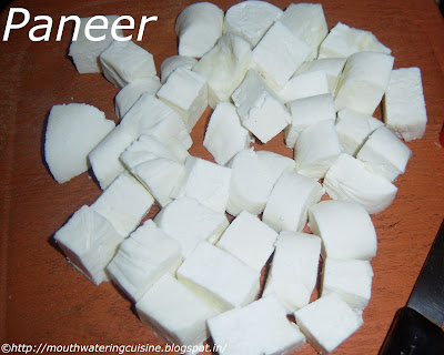 Paneer recipe